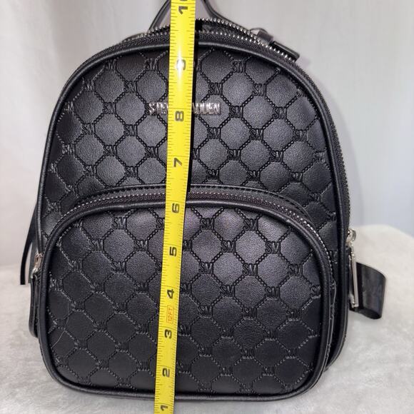Steve Madden Black BBLOGO Backpack w/ Tassel Clasp NWT - Picture 11 of 12